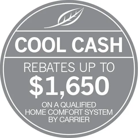 Carrier Home Comfort System Rebates Up to $1,650
