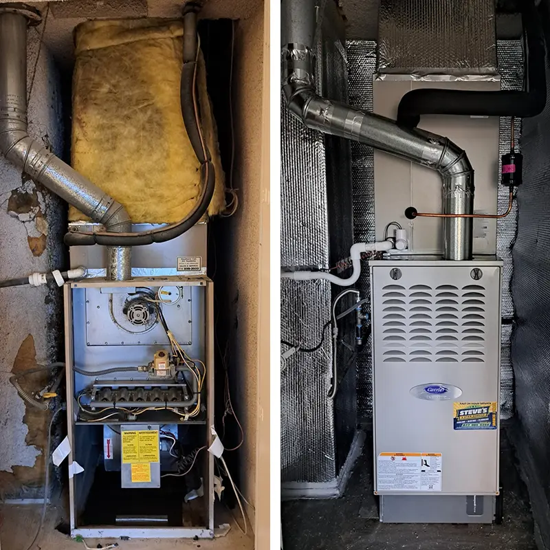 High Efficiency Gas Furnace Upgrade San Bernardino, CA