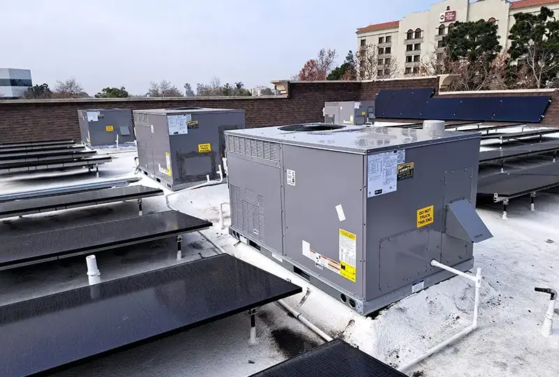Rooftop HVAC Unit Installation near Ontario, California