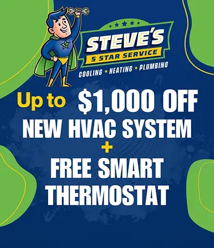 Free Smart Thermostat & Up to 1,000 Off on New HVAC System
